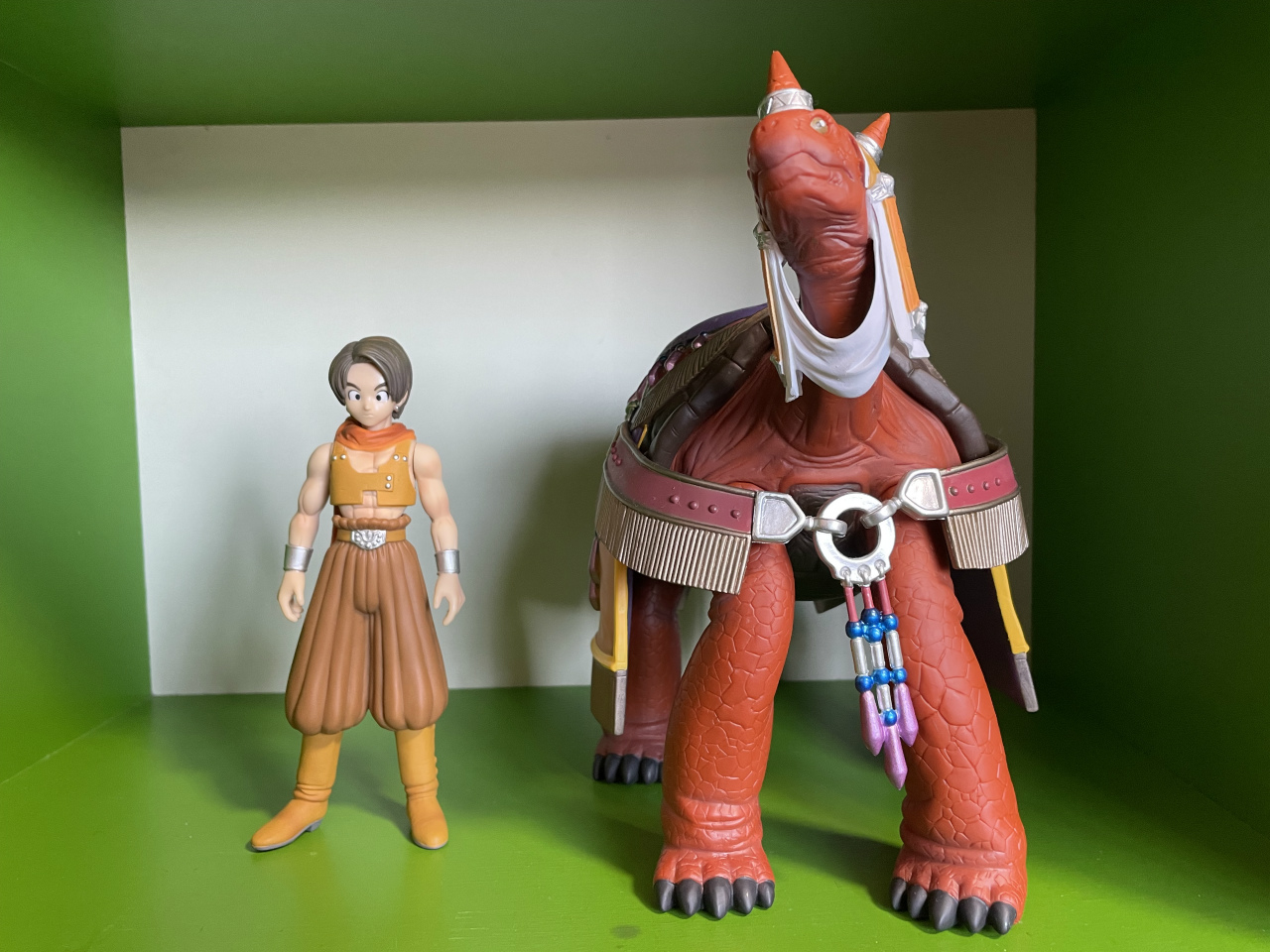 ドラゴンクエスト アクションフィギュア 人間男＆カメさま　２点セット ドラゴンクエストX フィギュア 人間男＆カメさまセット A賞-1